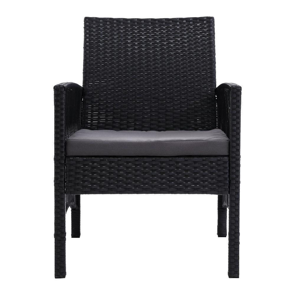 Anelise - 2PC Outdoor Dining Chairs Patio Wicker Lounge Garden