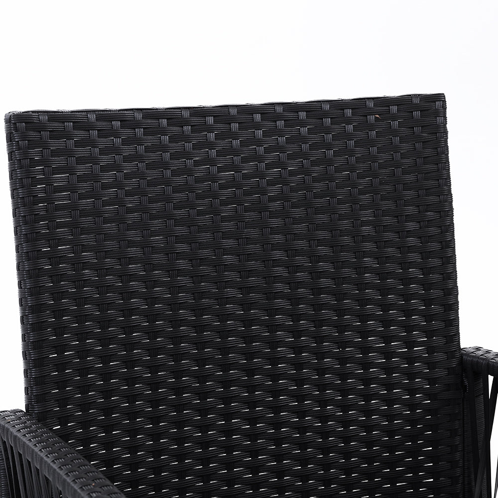 Anelise - 2PC Outdoor Dining Chairs Patio Wicker Lounge Garden