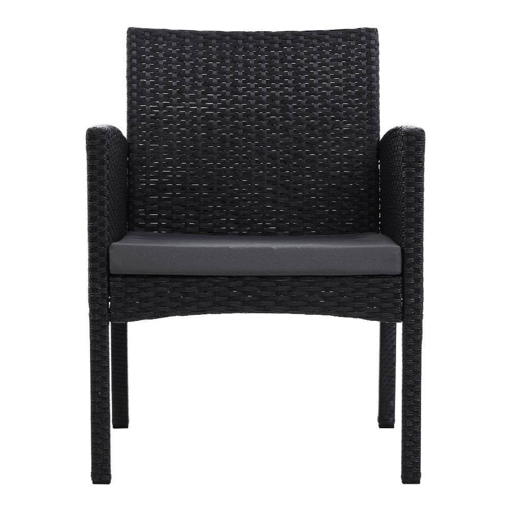 Sylvie - 2PC Outdoor Dining Chairs Patio Rattan