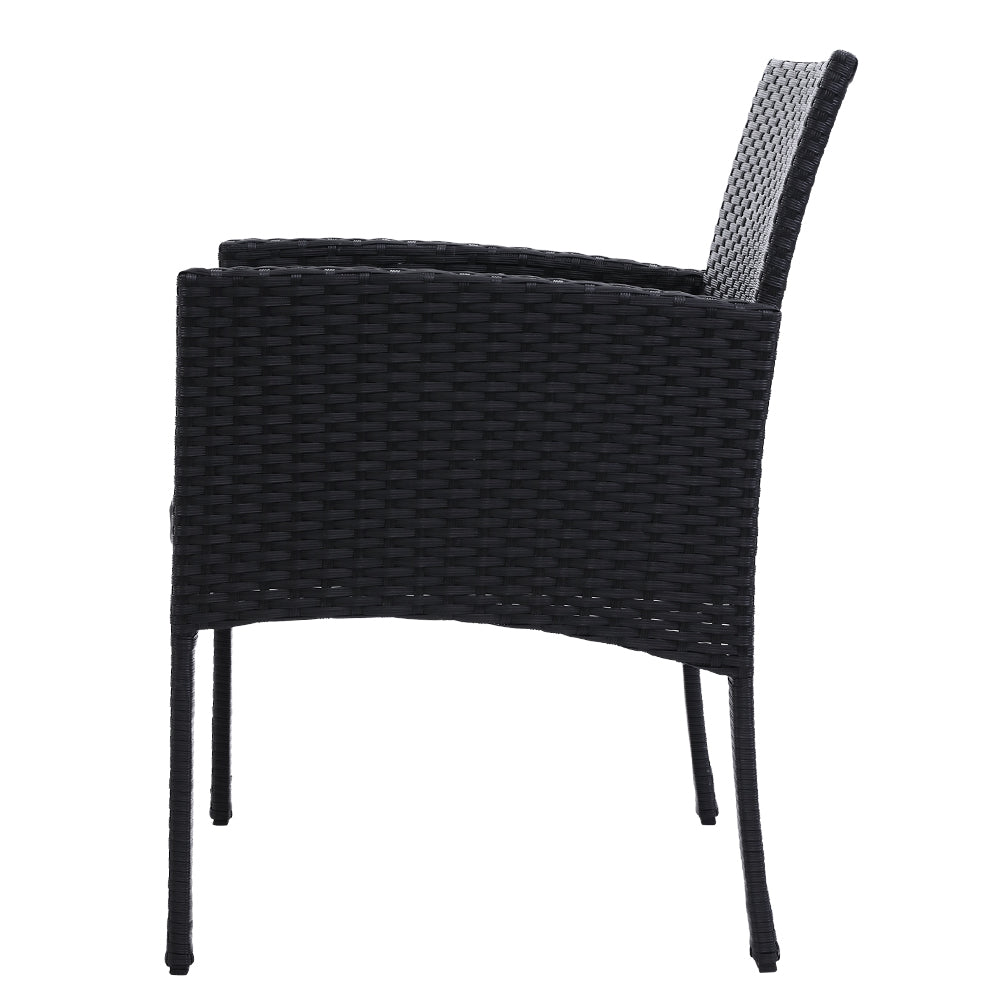 Sylvie - 2PC Outdoor Dining Chairs Patio Rattan