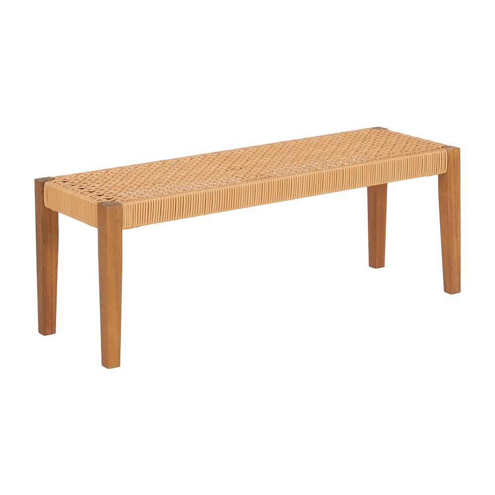 Yarrow - Outdoor Garden Bench Seat Dining Acacia Wood 2-Seater Patio