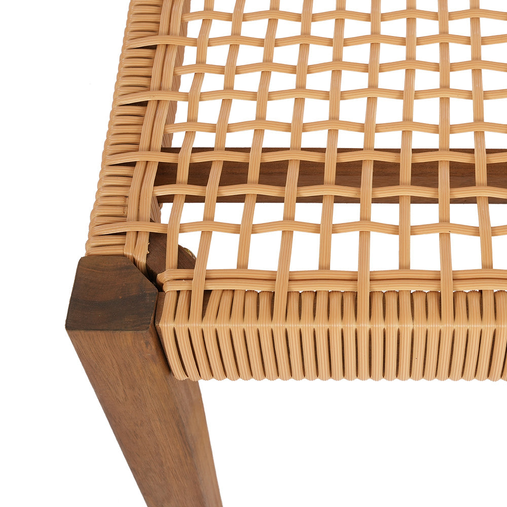 Yarrow - Outdoor Garden Bench Seat Dining Acacia Wood 2-Seater Patio