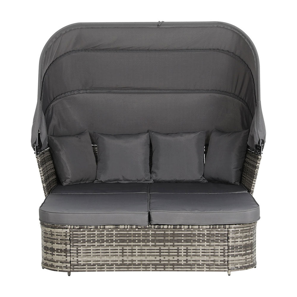 Chaise - Outdoor Sun Lounge Setting Wicker Sofa Day Bed