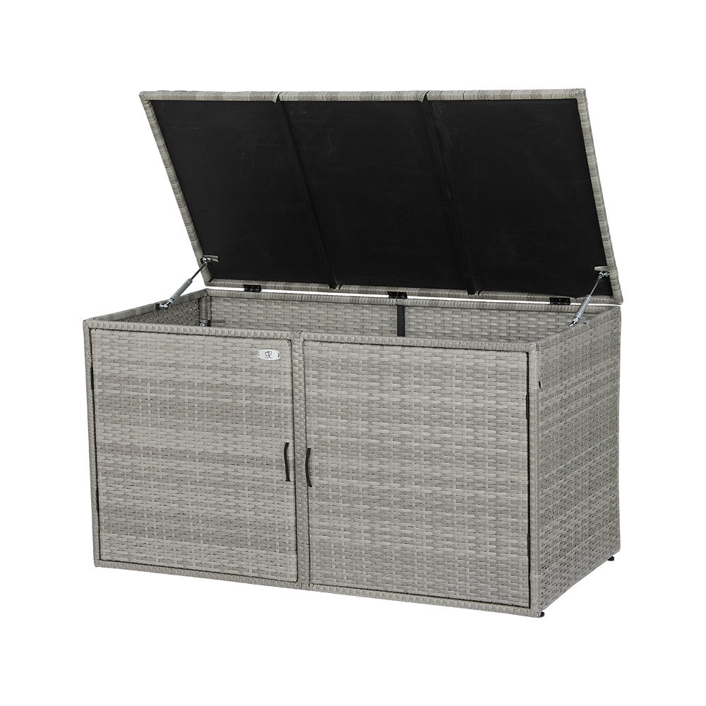 Verity - Outdoor Storage Cabinet Box Wicker Shelf Tools