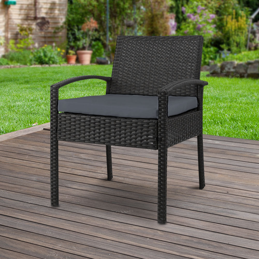 Elise - Outdoor Dining Chairs Patio Rattan Lounge