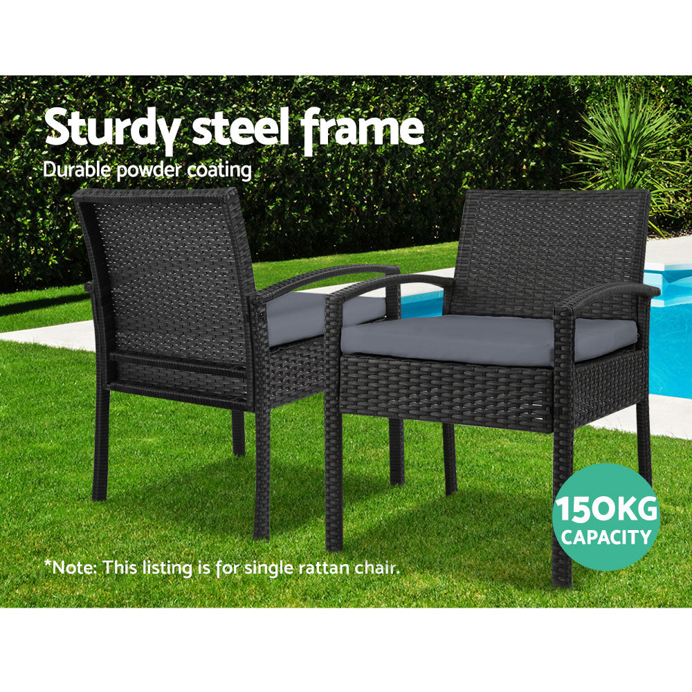 Elise - Outdoor Dining Chairs Patio Rattan Lounge